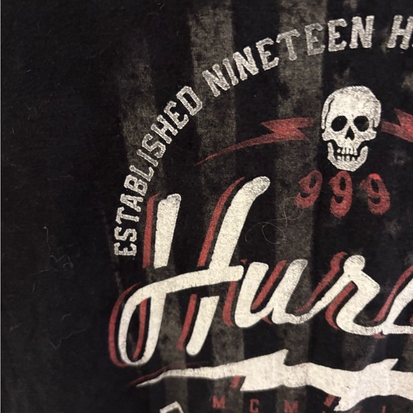 Black Hurley streetwear t-shirt size XL. Short sleeve. CottonVery good condition - Picture 5 of 7